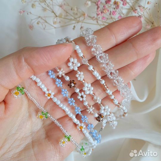 Чокер из бисера