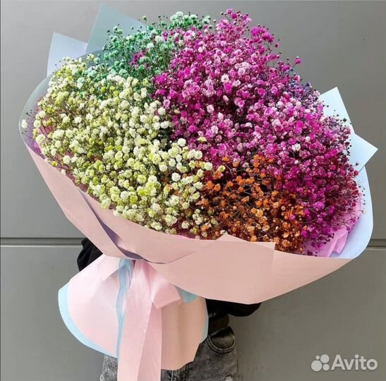 Букеты из Пушистой Гипсофилы. Доставка/Самовывоз