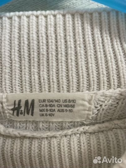 Свитер для девочки hm 140