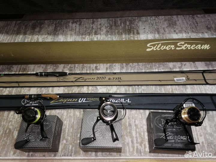 Спиннинги и катушки Серебряный ручей