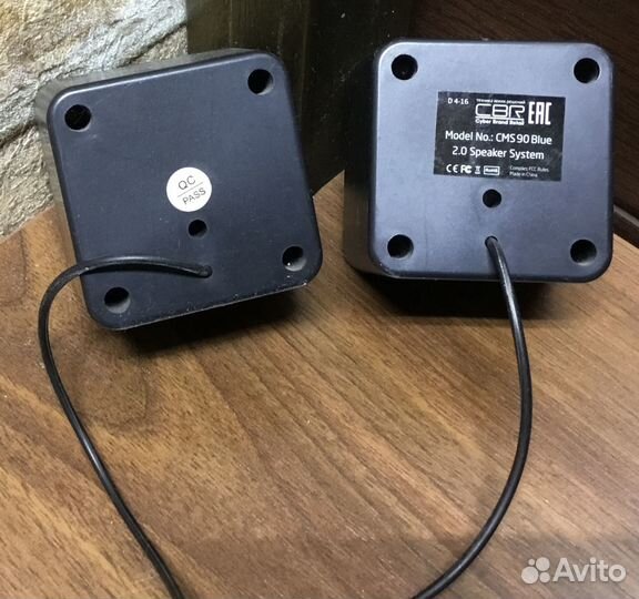 Колонки CMS 90 Blue USB синие Новое