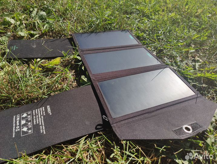 Солнечная панель, зарядка гаджетов Aukey 20Вт