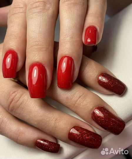 Маникюр, педикюр, титановое покрытие DIP-система