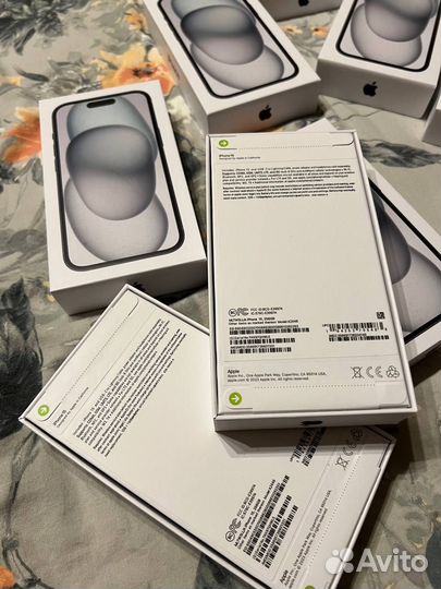 Муляж в коробке iPhone 15 про макс черный