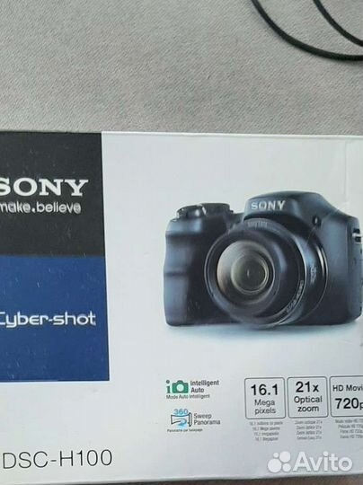 Компактный фотоаппарат sony cyber shot DSC H100