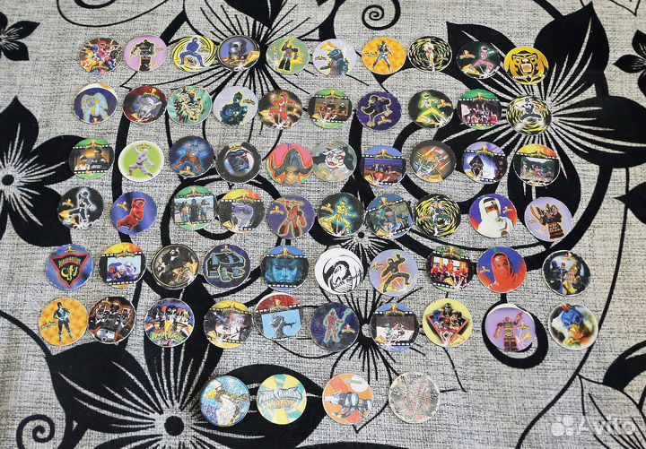 Фишки, сотки, кэпсы, Bionicle, Power Rangers, Шрек