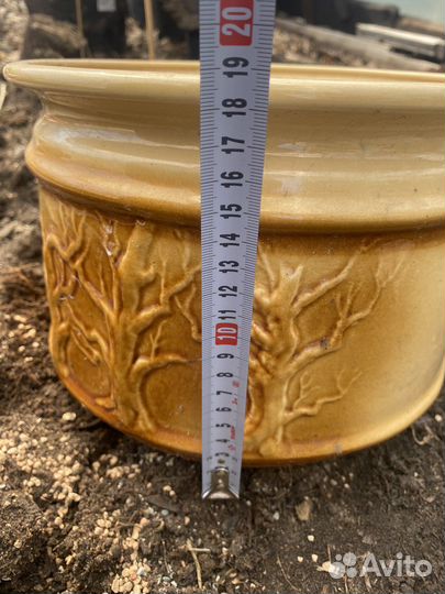 Большие горшки керамические для цветов