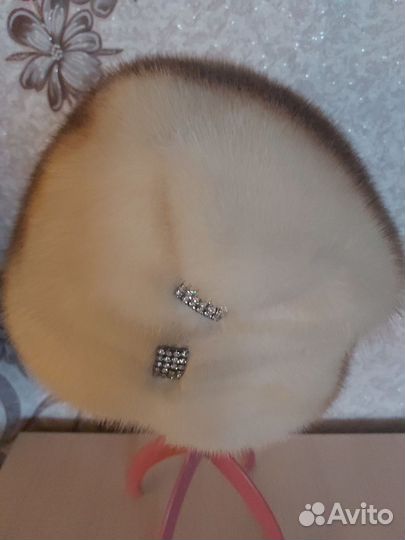 Шапка норковая женская