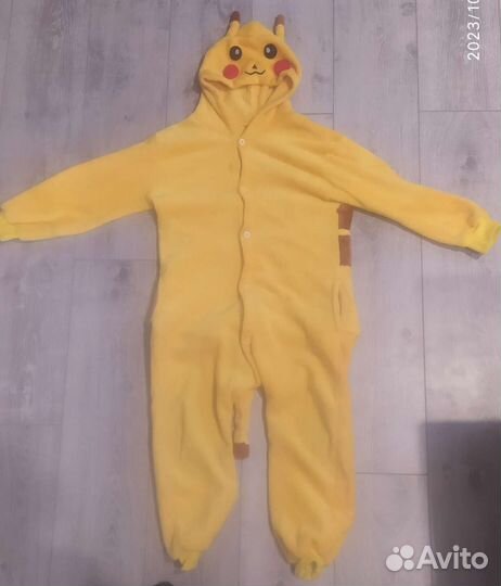 Пижама кигуруми пикачу