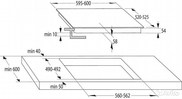 Варочная поверхность gorenje GI6401BSC