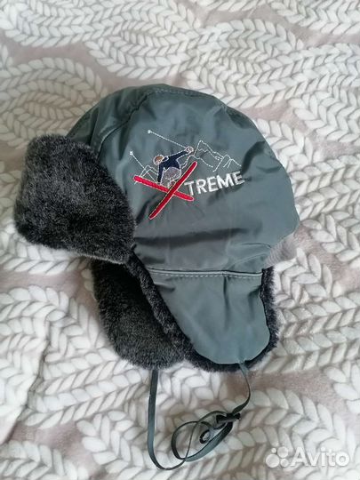 Шапка зимняя для мальчика 52