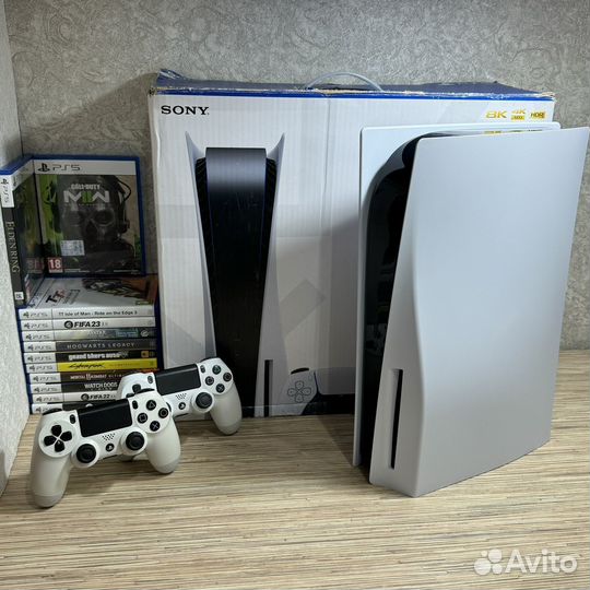 Sony PS5 + 2Джостика + 550Игр