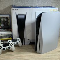 Sony PlayStation 5 (PS5) + 2Джостика + 550Игр