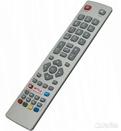 Пульт для Sharp LC-40UG7252E Netflix, YouTube