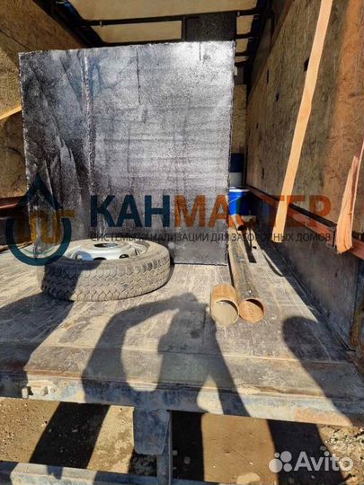 Монтаж септик металл 6 куб