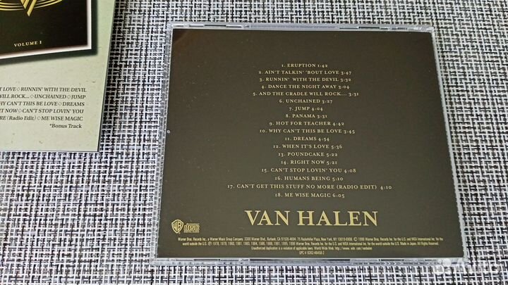 CD Van Halen – Best Of Volume 1 (Japan 2000)