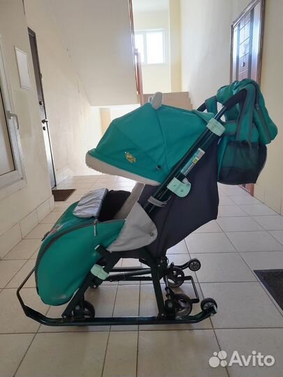 Детские санки коляска Nika