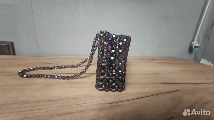 Сумка из акриловых бусин