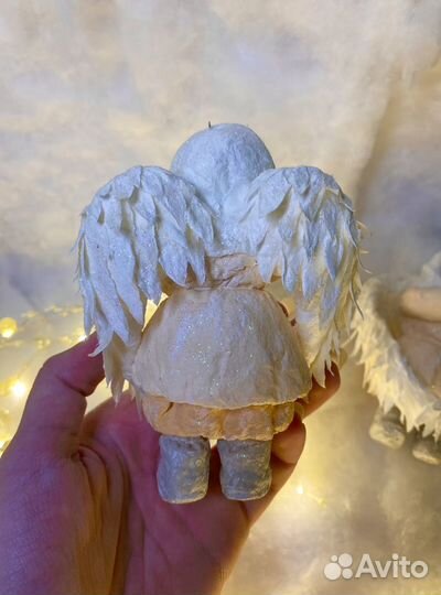 Ватная ёлочная игрушка 