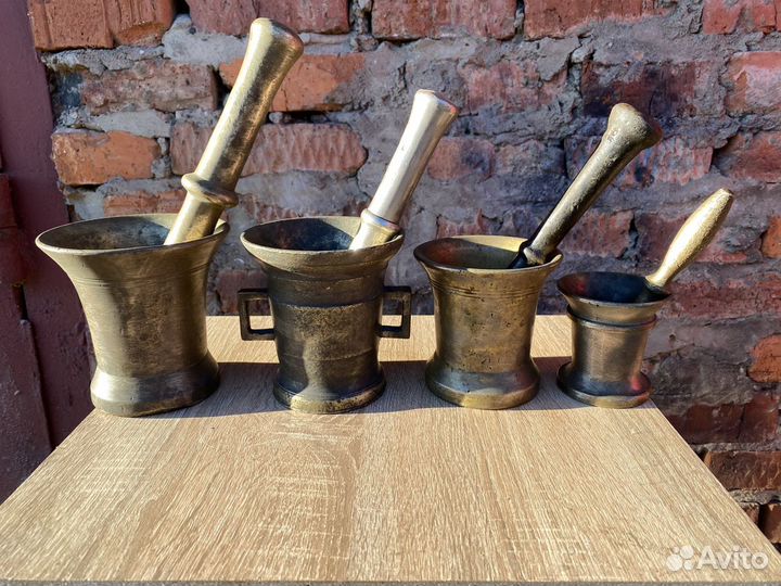 Старинная Ступка с Пестиком