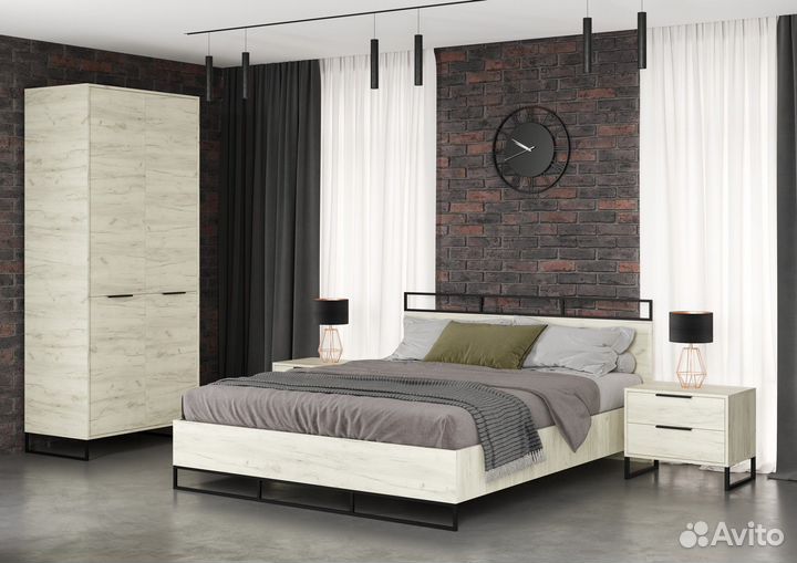 Тумба прикроватная лофт