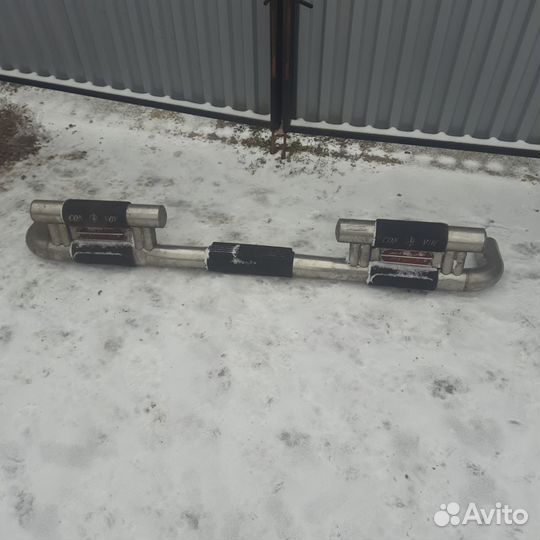 Защита заднего бампера