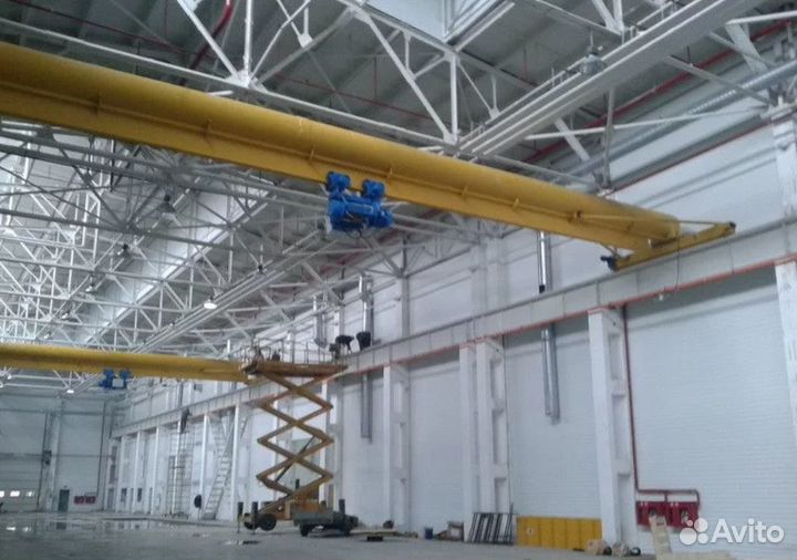 Мостовой однобалочный опорный кран