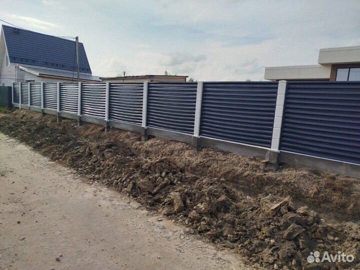 Забор жалюзи