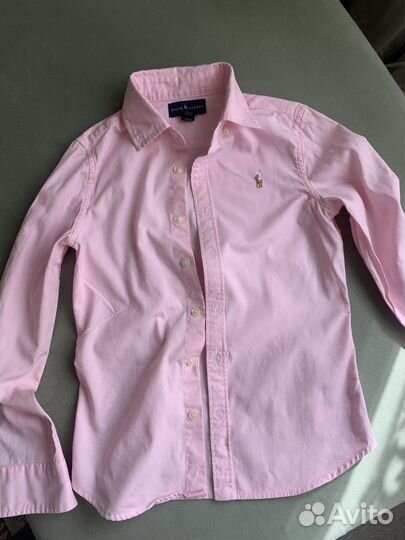Ralph Lauren блузка рубашка для девочки 134