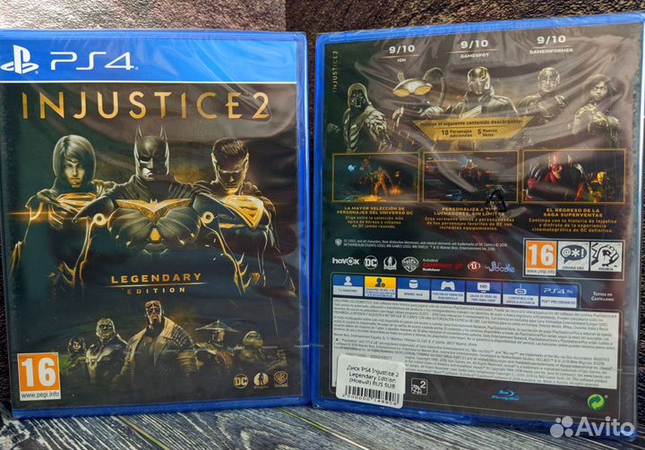 Injustice 2 Legendary Edition PS4 Новый Диск