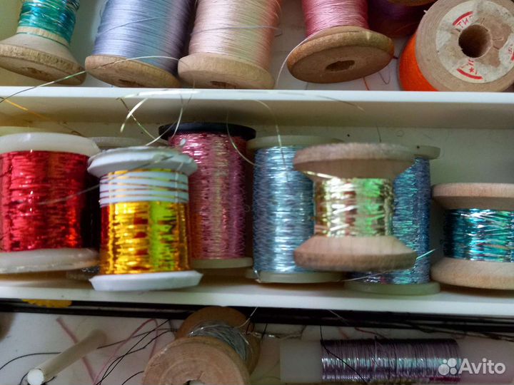 Нитки люрекс