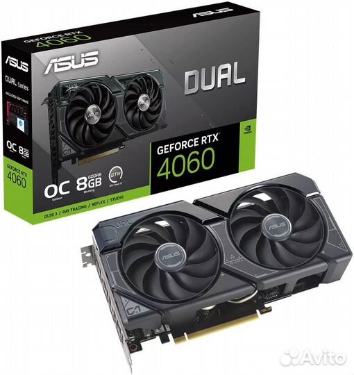 Видеокарта Asus GeForce RTX 4060 8 гб