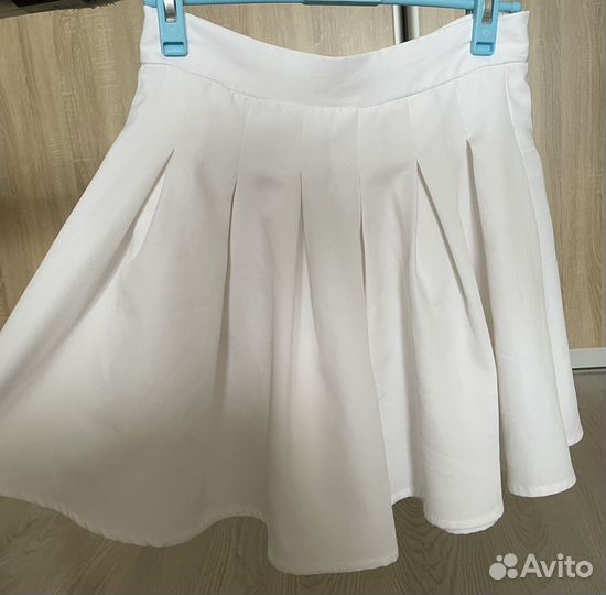 Юбка теннисная белая