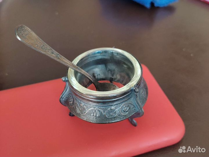 Солонка мельхиор СССР