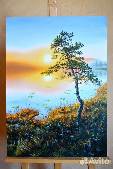 Картина маслом пейзаж