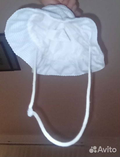 Летняя шляпка-панамка для девочки 2-3 годика