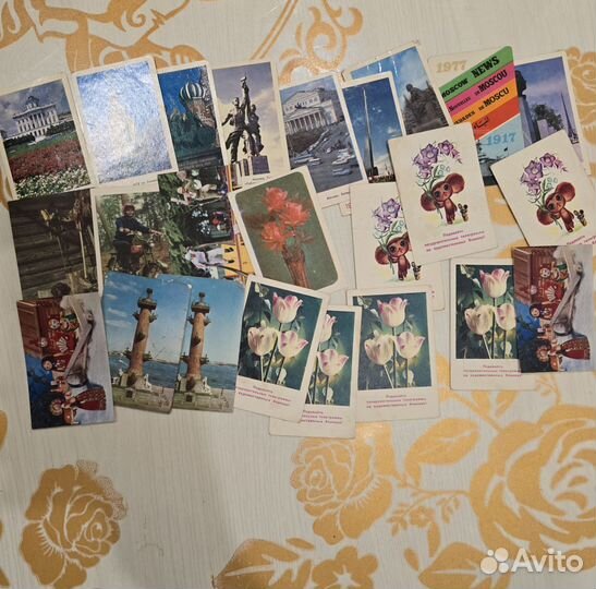 Карманные календарики СССР 100 шт