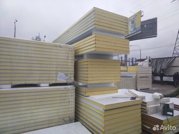 Сэндвич-панели 40000 м2 в наличии