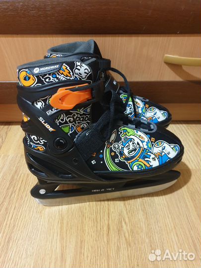 Коньки детские раздвижные 31-36