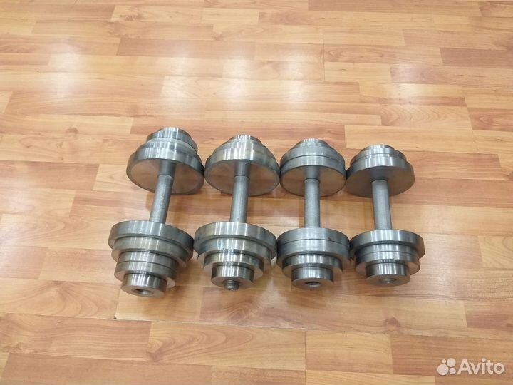 Гантели новые 10-16 кг, металлические