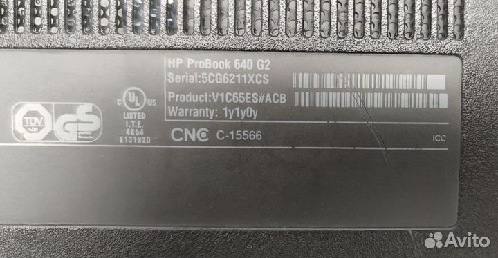 Ноут HP Probook 640 G2 V1C65ES#ACB разбор