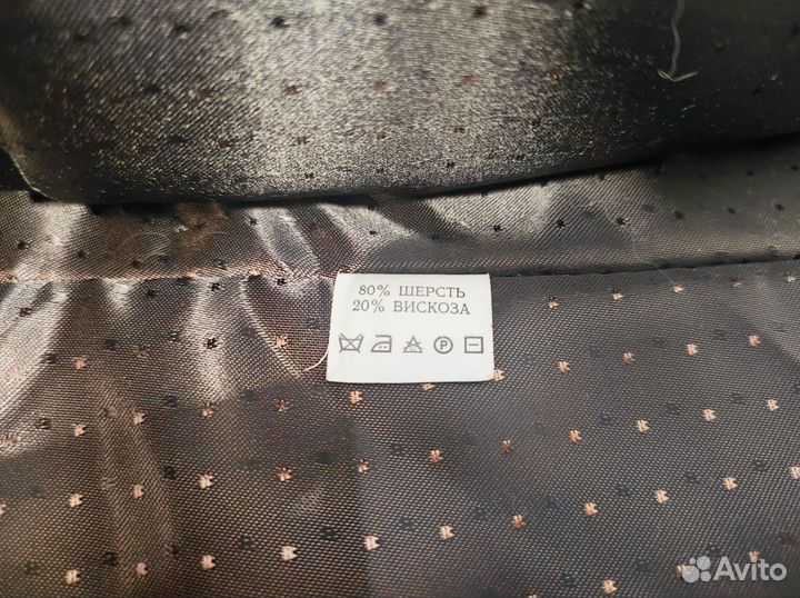 Пальто мужское коричневое