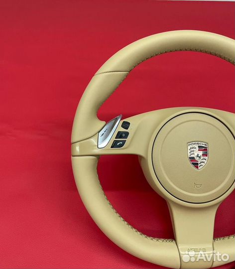 Руль Porsche Cayenne 958 новый Бежевый