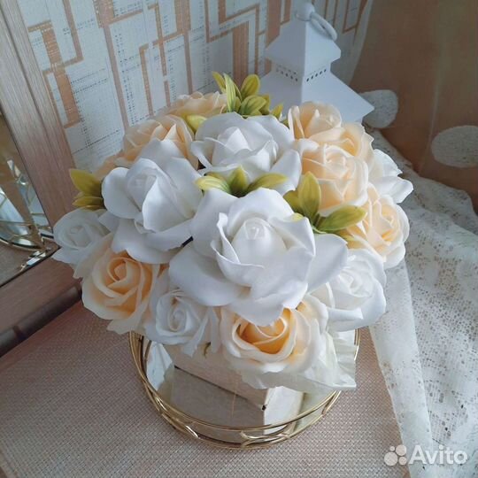 Цветы, подарки, букеты из мыльных роз