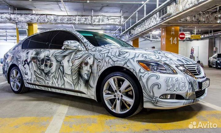 Аэрография на авто, мотоцикл, мотошлем