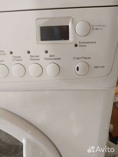 Стиральная машина Zanussi ZWS7107 на разбор