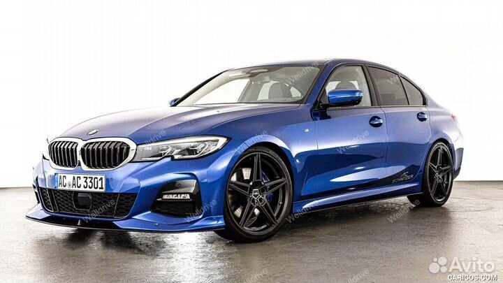 Лезвия под пороги BMW 3 G20 стиль AC Schnitzer