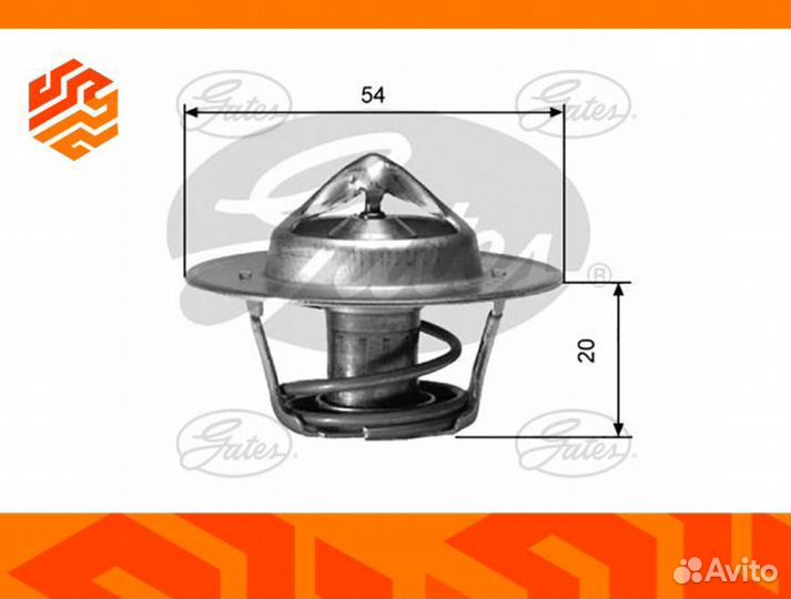 Термостат gates TH00188G1