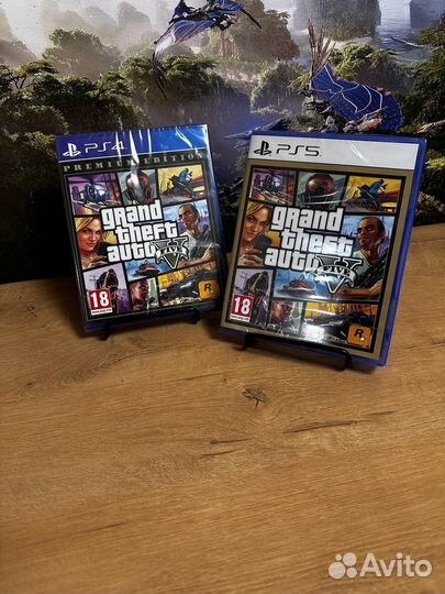 Диск для Ps4/Ps5 GTA 5 новый