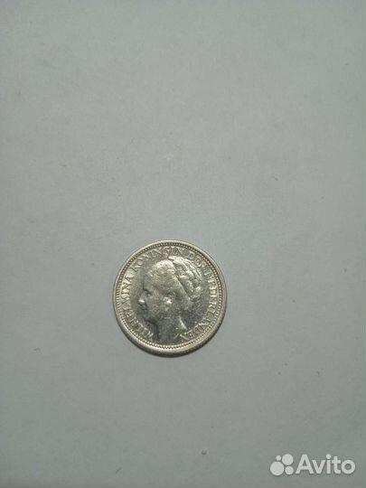 10 центов 1938 год. Нидерланды